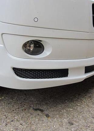 Накладка на передній бампер sport 1 (під фарбування) для volkswagen t5 2010-2015 рр