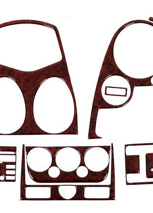 Накладки на панель салона (2005-2008) алюминий для ford fiesta