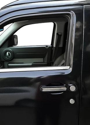 Накладки на дверные ручки из нержавеющей стали для dodge nitro 2006-2011 гг