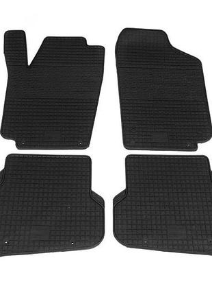 Резиновые коврики (4 шт, polytep) для volkswagen polo 2010-2017 гг