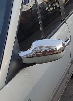 Накладки на зеркала (2 шт, нержавеющая сталь) для renault scenic/grand 2003-2009 гг