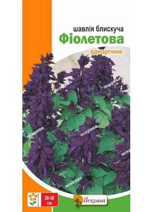 Шалфей блестящий фиолетовый (20 пачек) 0.2г тм яскрава