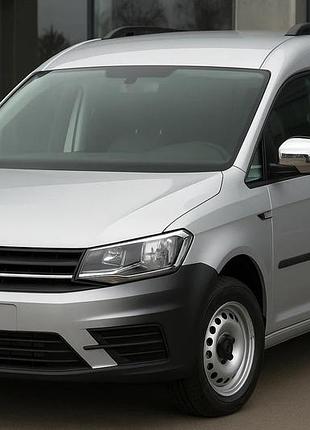 Накладки на зеркала вариант 2 (2 шт., пластик) для volkswagen caddy 2015-2020 гг