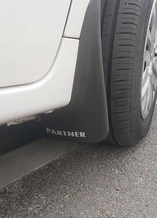 Брызговики premium (турция) передние для peugeot partner tepee 2008-2018 гг