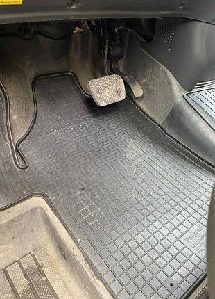 Резиновые коврики (3 шт, polytep) для mercedes vito w639 2004-2014 гг