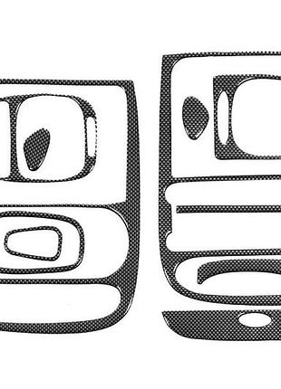 Накладки на панель приборов карбон для hyundai h200, h1, starex 1998-2007 гг