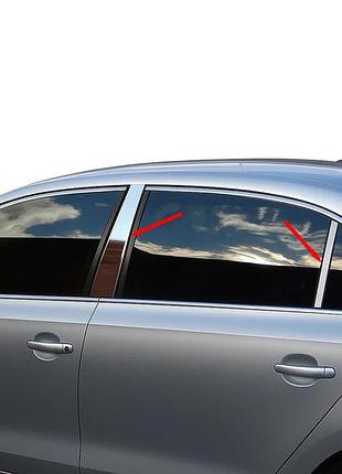 Накладки на дверные стойки из нержавеющей стали для volkswagen jetta 2011-2018 гг