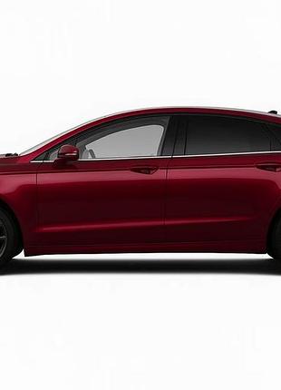 Нижние молдинги окон нержавейка (8 шт) для ford mondeo 2014-2022 гг