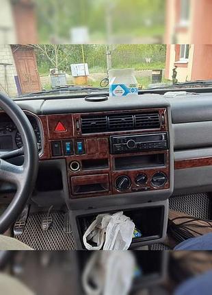 Накладки на торпедо (1999-2003) титан для volkswagen t4 caravelle/multivan