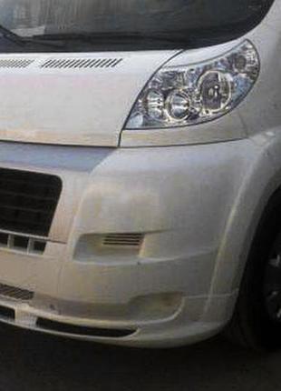 Передняя накладка 2006-2013 (узкая, под покраску) для citroen jumper