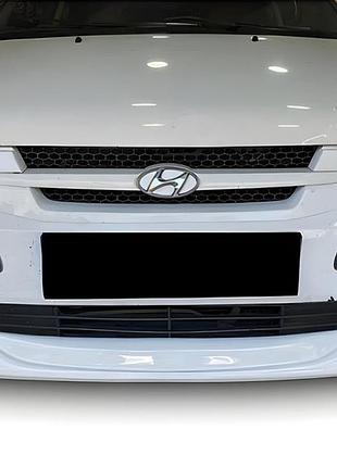 Передняя нижняя накладка (под покраску) для hyundai getz 2002- гг