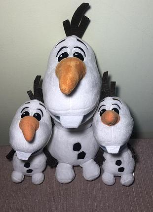 Мʼяка іграшка олаф frozen крижане серце