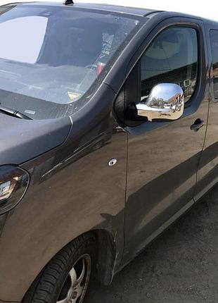 Накладки на зеркала (2 шт., пластик) carmos для peugeot traveller 2017- гг