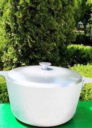 Кастрюля с крышкой 7,00л тм полимет