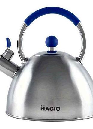 Чайник со свистком 2.5л mg-1190, индукция тм magio