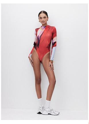Боди zara xevi sola с длинным рукавом
