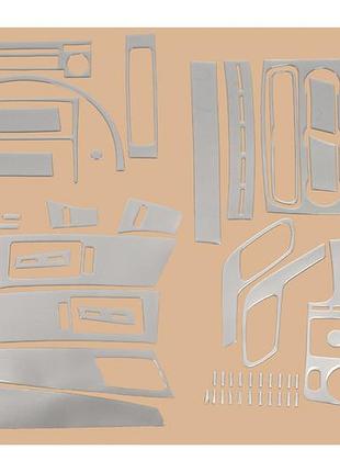 Накладки на панель приборов (50 деталей) алюминий для volkswagen crafter 2006-2016 гг