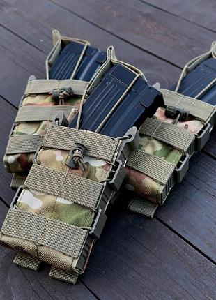 Результат жесткий с пластиковыми боками для ак/ar 3 шт molle кордура 900d 16×7×3,5 см dm-11