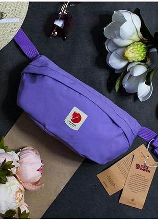 Поясная сумка бананка через плечо fjallraven ulvo hip pack medium light pink color 23165 пурпурный