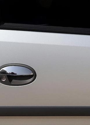 Хромированные накладки на ручки (2 шт., нержавеющая сталь) для opel combo 2002-2012 гг