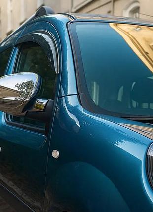 Накладки на зеркала (2 шт, пластик) carmos - хромированный пластик для mercedes citan 2013-2021 гг