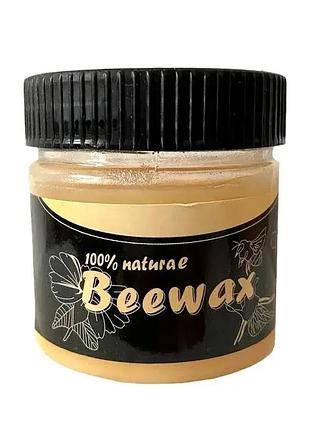 Поліроль для меблів / восковий поліроль для меблів beewax 80 г