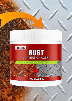Rust conversion agent 100 г – преобразователь ржавчины 2-в-1 с красящим и водонепроницаемым покрытием