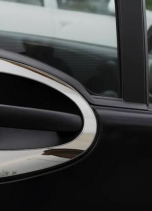 Окантовки ручек (2 шт, нержавейка) для smart 2007-2014 гг