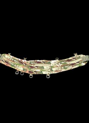 Пояс тактичний бойовий рпс gen.3 з карманом під балістичний пакет 90х13/10 см мультикам універсальний 92 dm-11