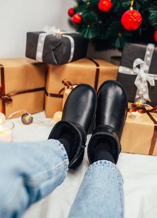 Ugg mini угги черные мини 6