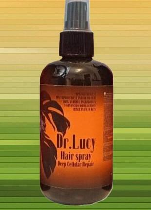 Восстанавливающий спрей для волос dr. lucy deep cellular repair, несмываемый уход с кератином и пептидами