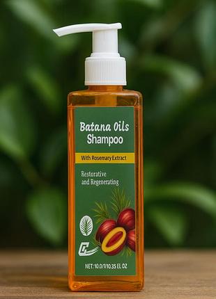 Восстанавливающий шампунь batana oils shampoo 250 мл – для роста, регенерации и питания волос с маслом батана и розмарином