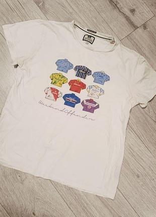 Футболка мужская weekend offender белого цвета
