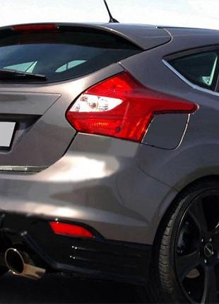 Накладка на багажник 2011-2014 (хэтчбек, нержавейка) для ford focus iii