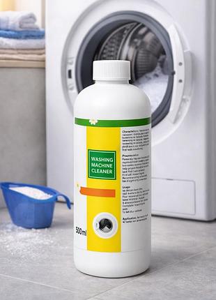 Средство для чистки стиральных машин washing machine cleaner (500 мл) – от накипи, плесени, запаха и бактерий