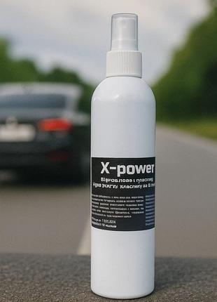 X power 250 мл – полироль-реставратор для восстановления пластика и резины с эффектом нанозащиты