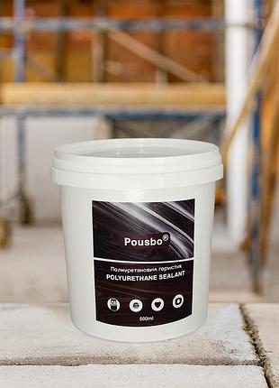 Pousbo polyurethane sealant 500 мл – полиуретановый герметик для швов, стыков и щелей (водостойкий, эластичный)