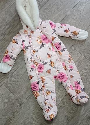 Зимовий комбінезон 6-9м.