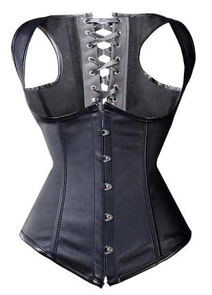 Атласный корсет-жилет vaacodor (plus size)