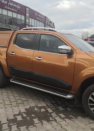 Молдинги дверей (4 шт, abs) для mercedes x class 2017-2020 гг