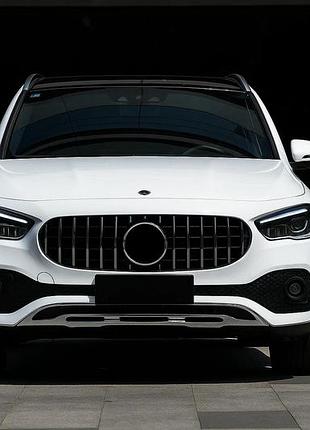 Передняя решетка panamericana gt без места под камеру для mercedes gla h247 2020- гг