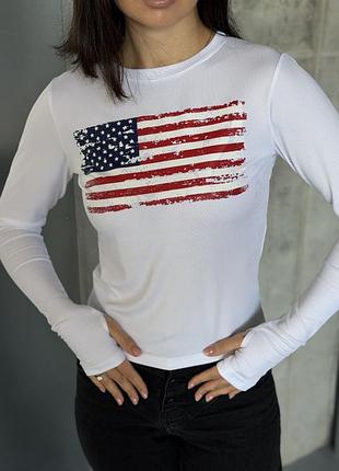 Стильный лонгслив