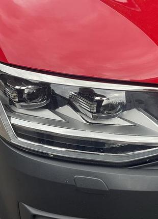 Вії на фари (2 шт, нерж) для volkswagen t6 2015-2024 рр