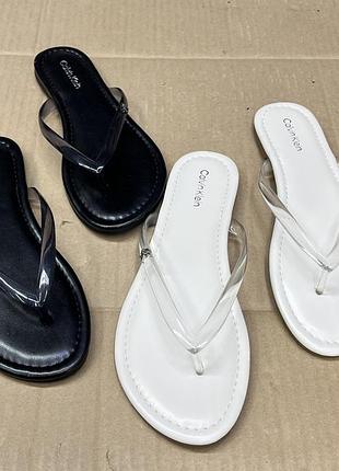 Шльопанці calvin klein шлепанцы