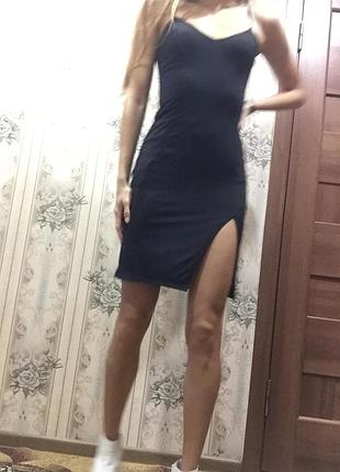 Секси платье с разрезом 💜