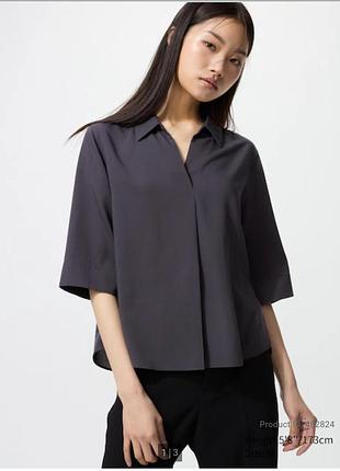 Блузка сорочка  uniqlo