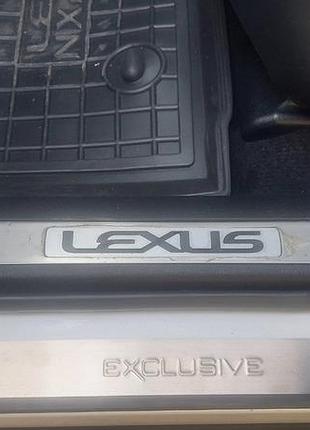 Накладки на пороги (4 шт.) sport для lexus nx 2014-2021 рр