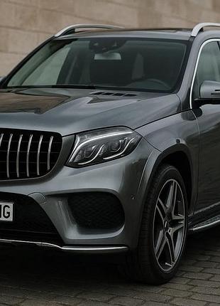 Передня решітка gt panamericana (для gls) для mercedes gl/gls сlass x166 2012-2019 рр