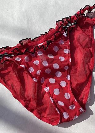 Трусики труси сліпи  з прозорого сітчастого тюлю ann summers