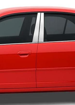 Накладки на стойки из нержавеющей стали (4 шт.) для honda civic sedan vii 2001-2006 гг